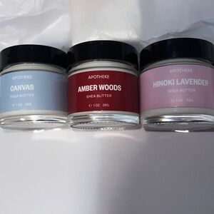 NEW Apotheke Shea Butter Lotion Trio Minis